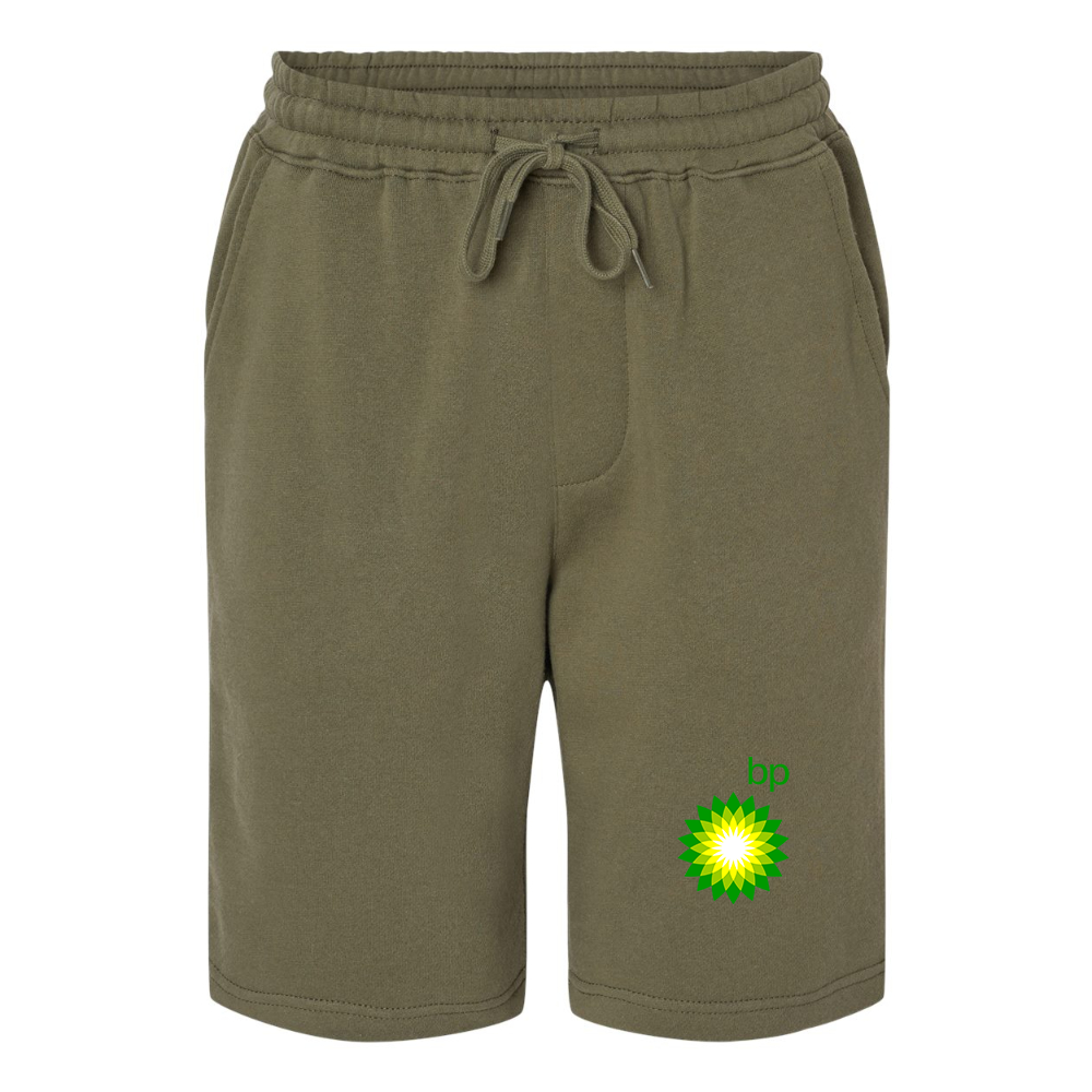 Men's  BP Oil Logo Independent Trading Co Midweight Fleece Shorts