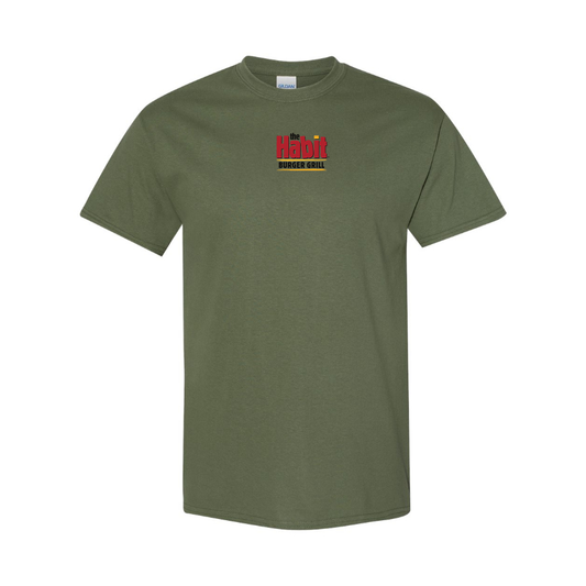 Men's The Habit Burger Grill Logo Cotton T-Shirt