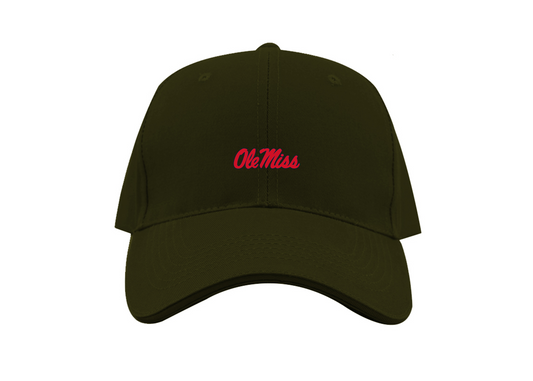 Mississippi Rebels Logo Dad Baseball Cap Hat