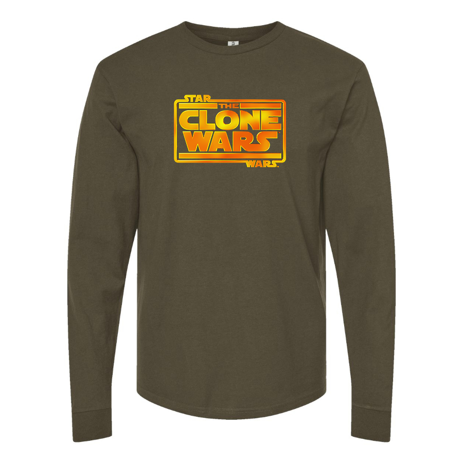 Men's The Clone wars Logo Long Sleeve T-Shirt