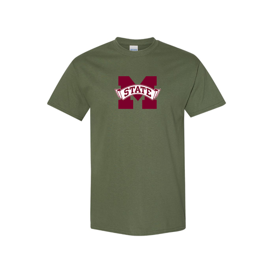 Men's Mississippi State Bulldogs Logo Cotton T-Shirt