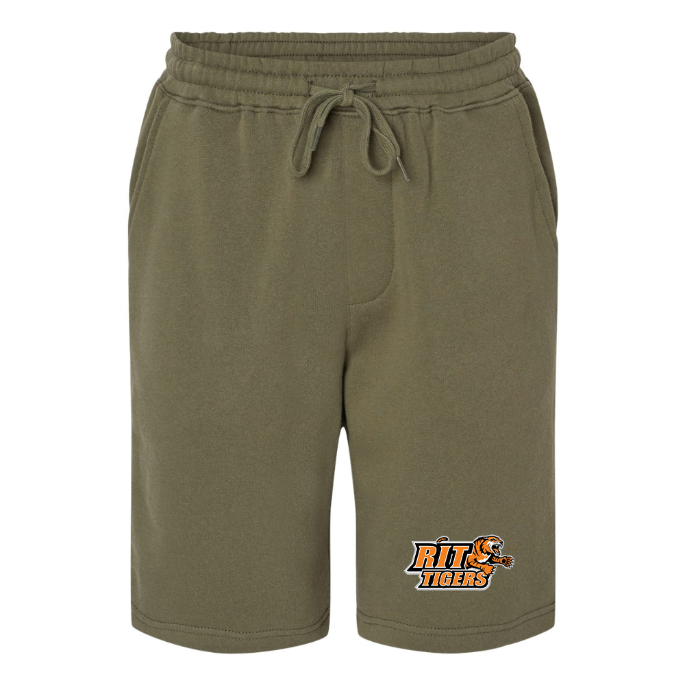Men's RIT Tigers Logo Independent Trading Co Midweight Fleece Shorts