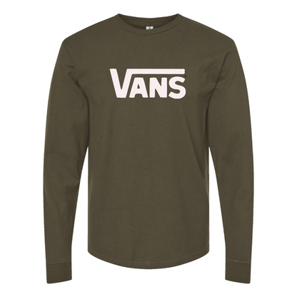 Men's Vans Logo Long Sleeve T-Shirt