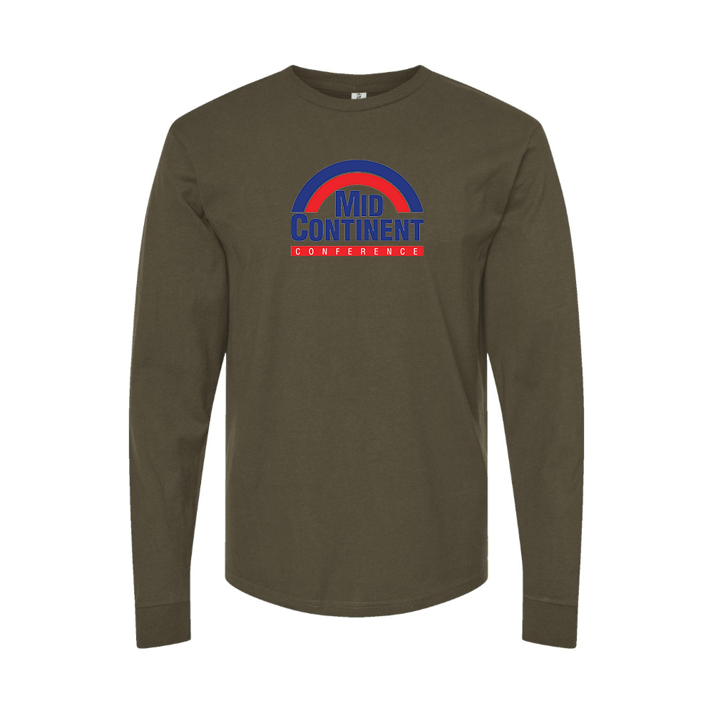 Men's Mid Continent Conference Logo Long Sleeve T-Shirt