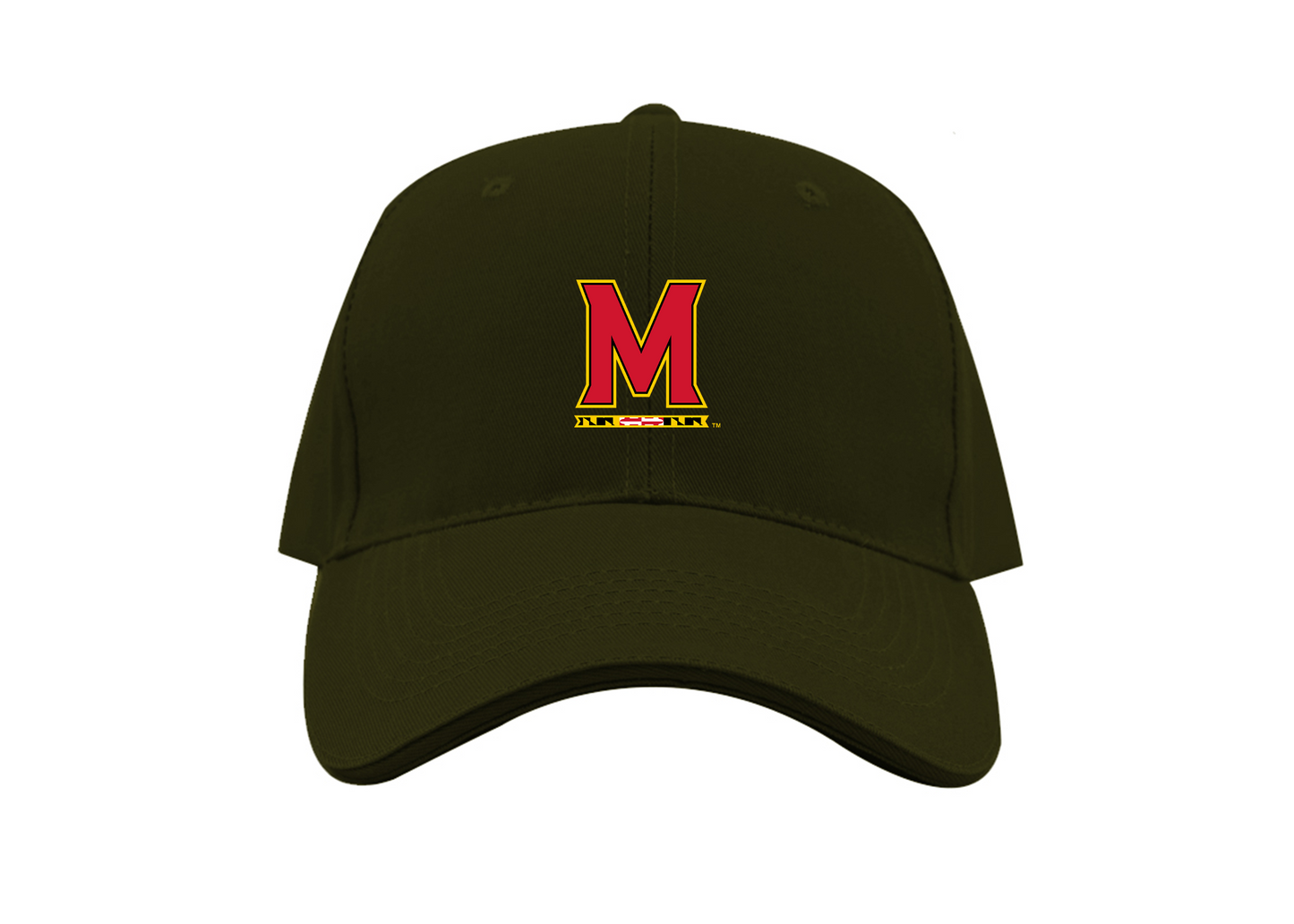 Maryland Terrapins Logo Dad Baseball Cap Hat