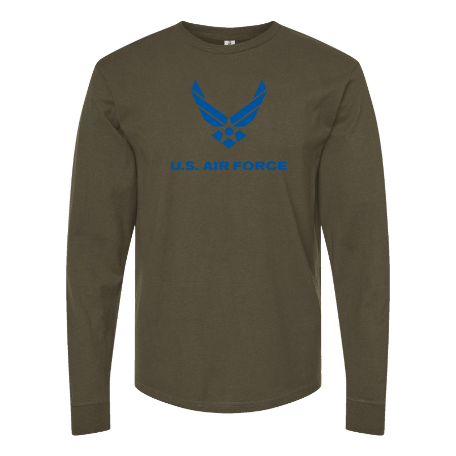 Men's US Airforce Logo Long Sleeve T-Shirt