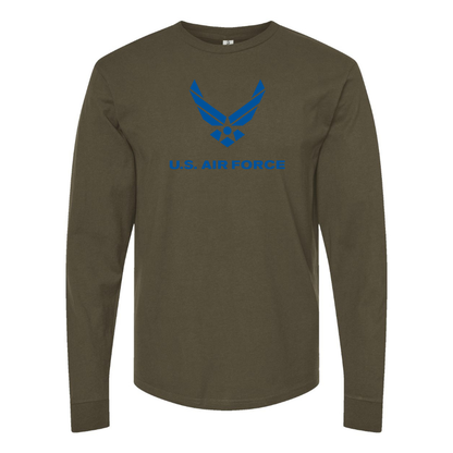 Men's US Airforce Logo Long Sleeve T-Shirt