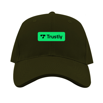 Trustly Horizontal Logo Dad Baseball Cap Hat