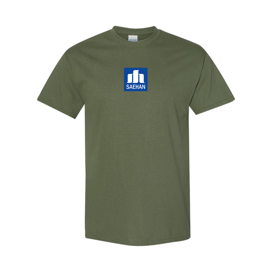 Men's Saehan Motors Logo Cotton T-Shirt