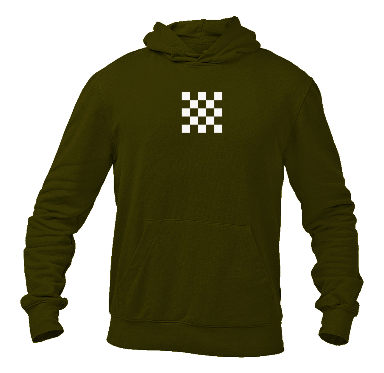 Men's Checker Motors Corporation Logo Pullover Hoodie