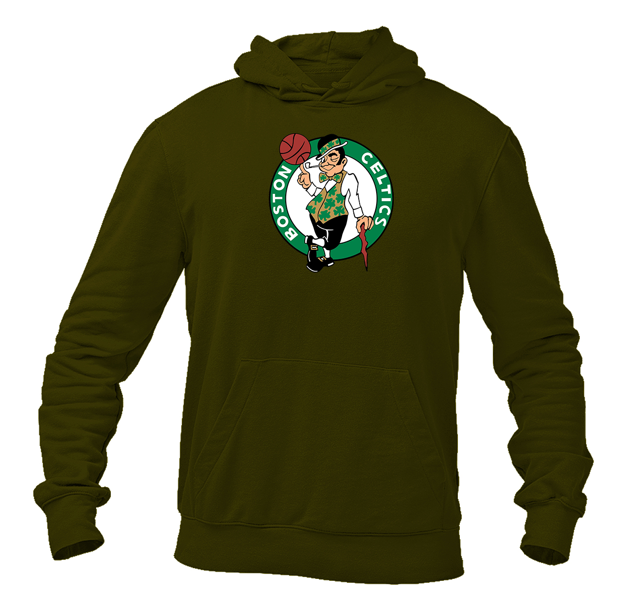 Men's Boston Celtics Logo Gildan  Heavy Blend Hooded Sweatshirt