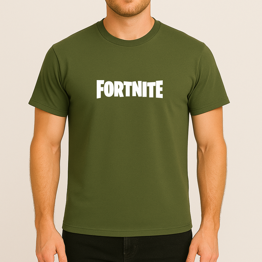 Men's Fortnite Battle Royale Game Cotton T-Shirt