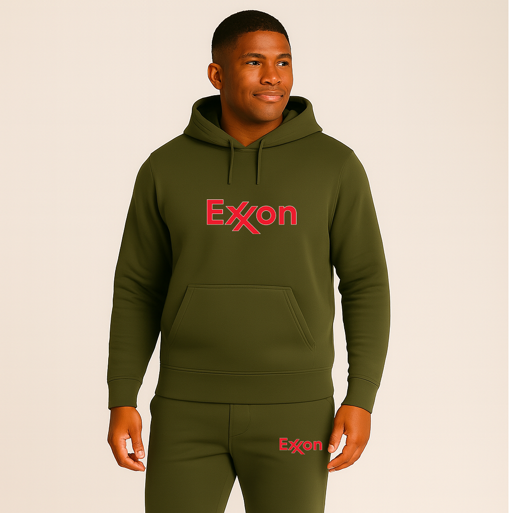 Men's Exxon Gas Station Hoodie Joggers Set