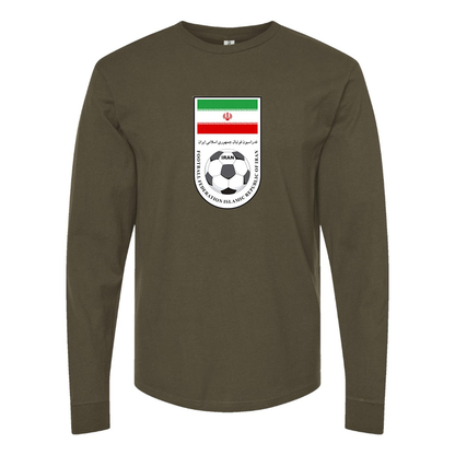 Men's Iran National Soccer Team Long Sleeve T-Shirt