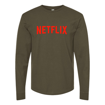 Men's Netflix Movie Show Long Sleeve T-Shirt
