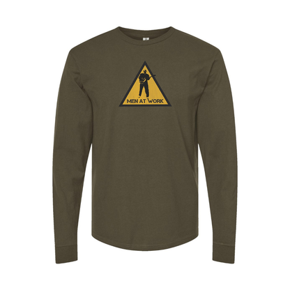 Men's Men at Work Logo Long Sleeve T-Shirt