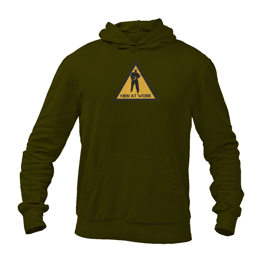 Men's Men at Work Logo  Pullover Hoodie