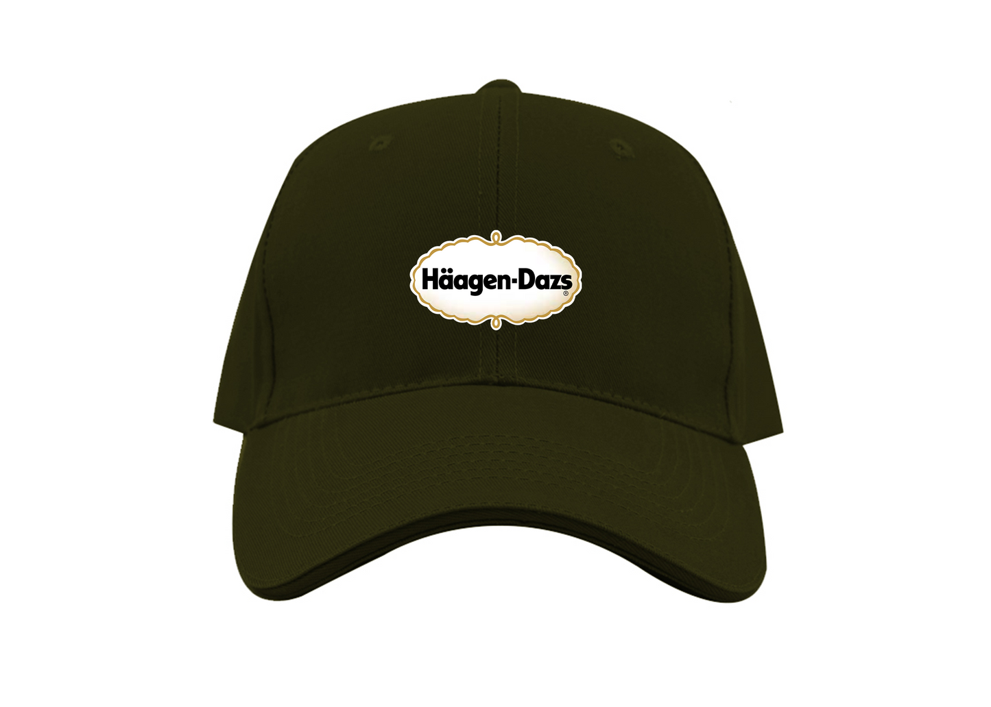 Haagen Dazs Logo Dad Baseball Cap Hat