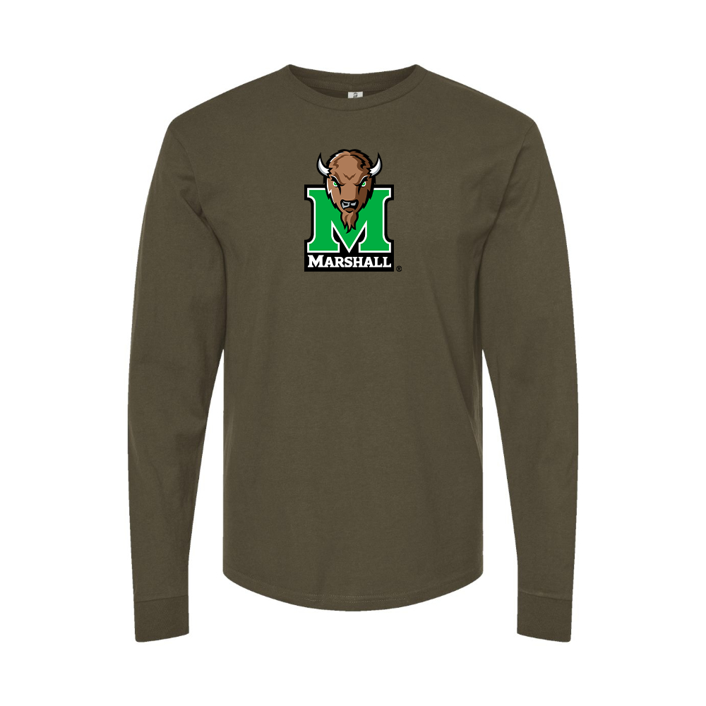 Men's Marshall Thundering Herd Logo Long Sleeve T-Shirt