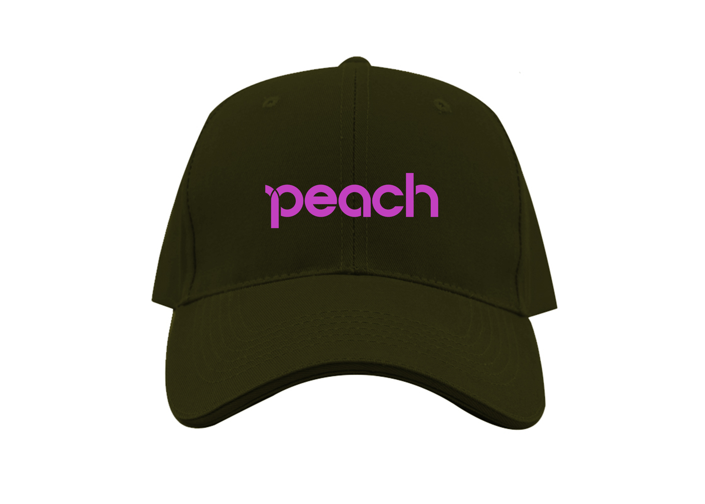 Peach Aviation Logo Dad Baseball Cap Hat