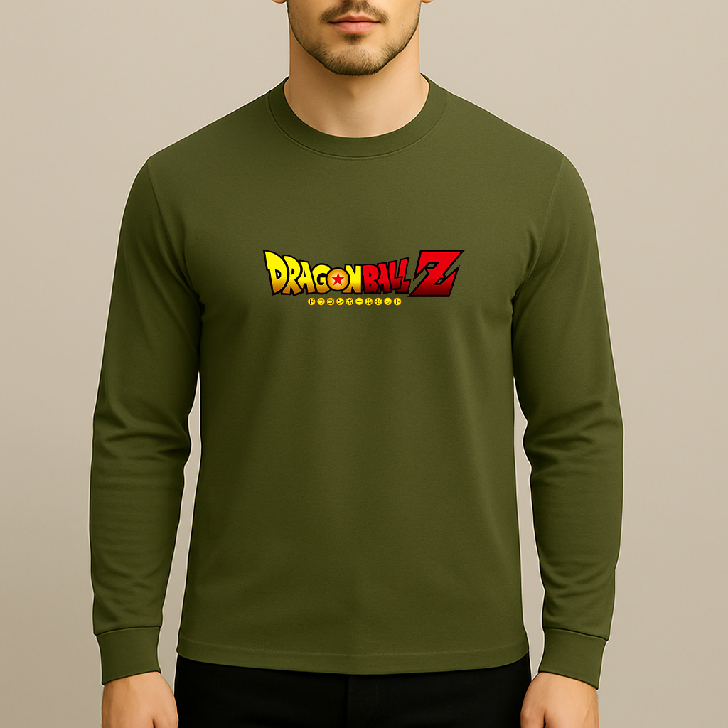 Men's Dragon Ball Z Title Long Sleeve T-Shirt