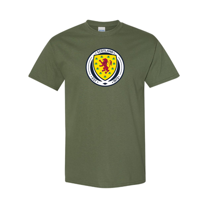 Men's Scotland National Soccer Team Cotton T-Shirt