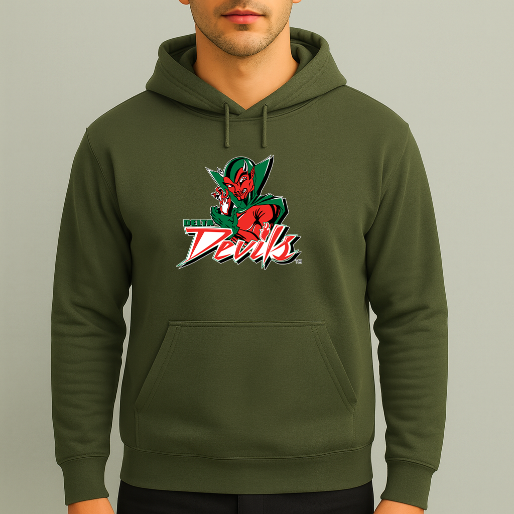 Men's MVSU Delta Devils Logo Pullover Hoodie