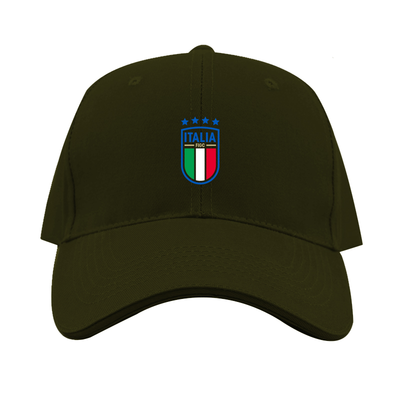 Italy National Soccer Dad Baseball Cap Hat