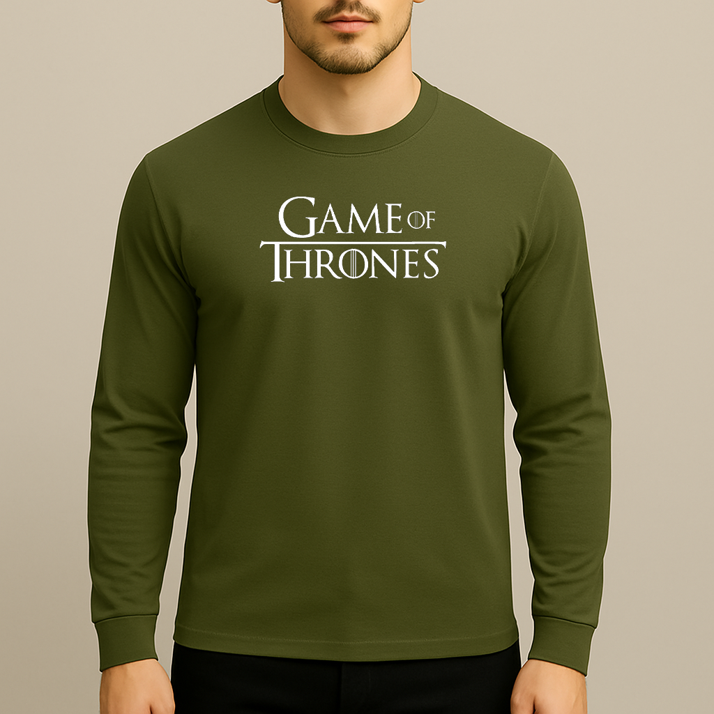 Men's Game of Thrones TV Show Long Sleeve T-Shirt
