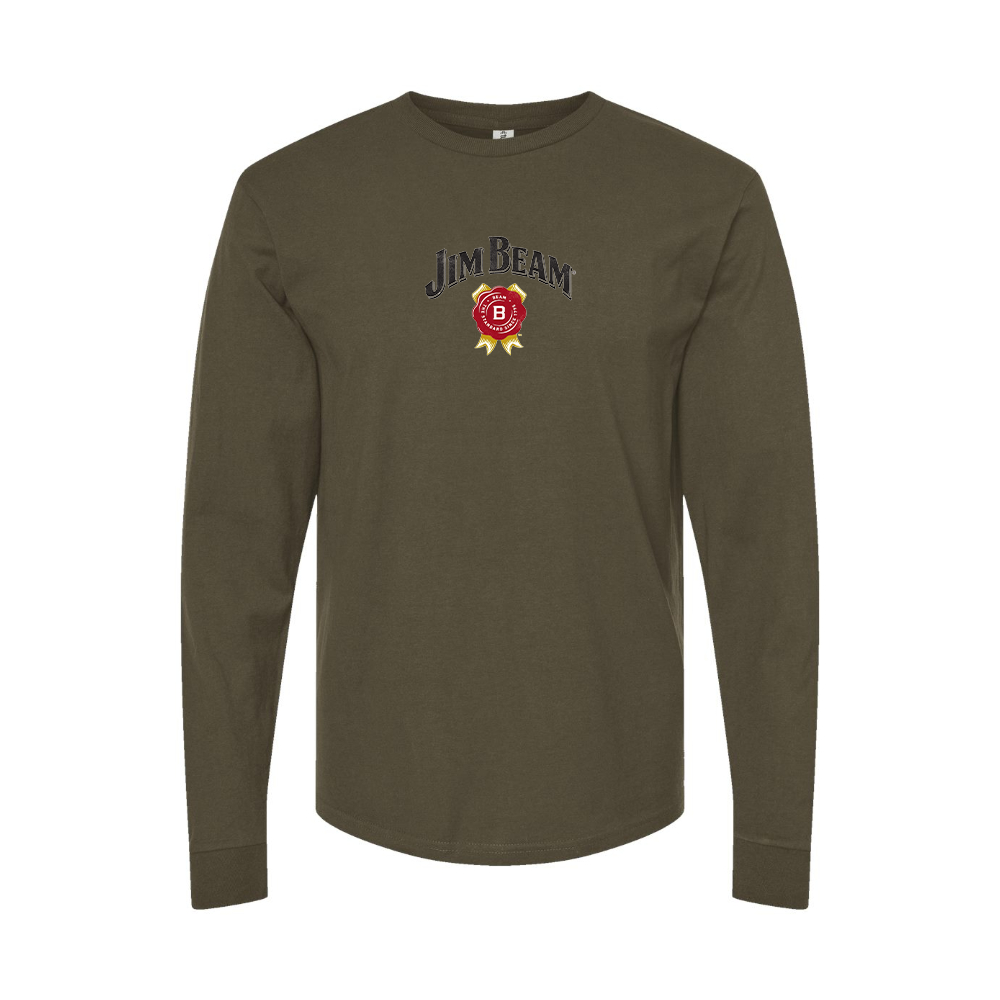 Men's Jim Beam Logo Long Sleeve T-Shirt