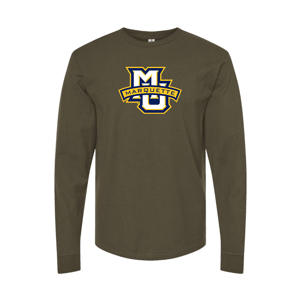Men's Marquette Golden Eagles Logo Long Sleeve T-Shirt