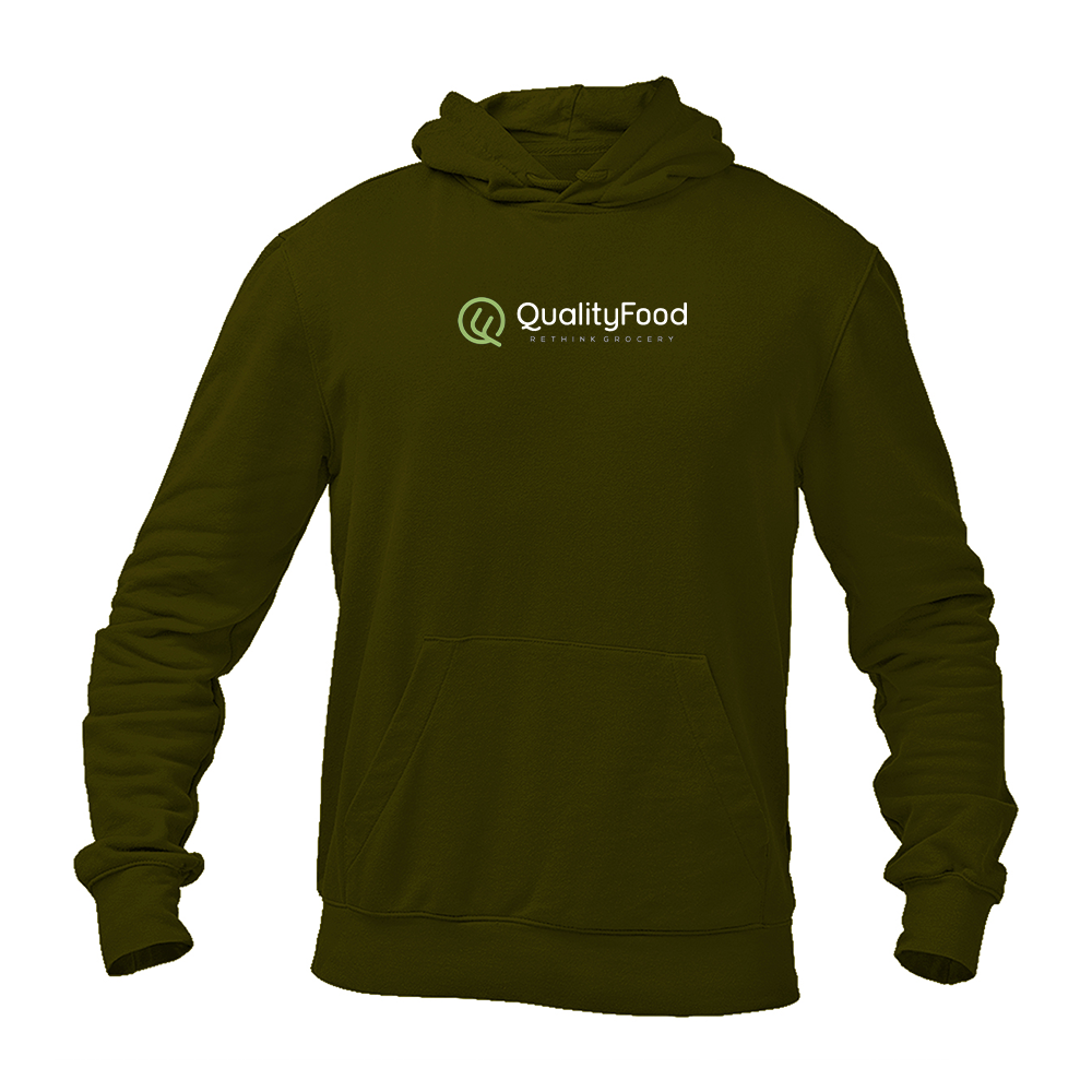 Men's Quality Food Logo Pullover Hoodie