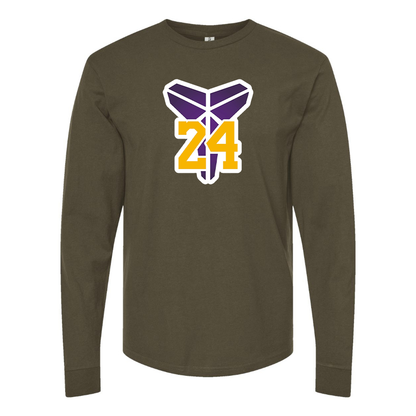 Men's Kobe Bryant Mamba 24 Long Sleeve T-Shirt