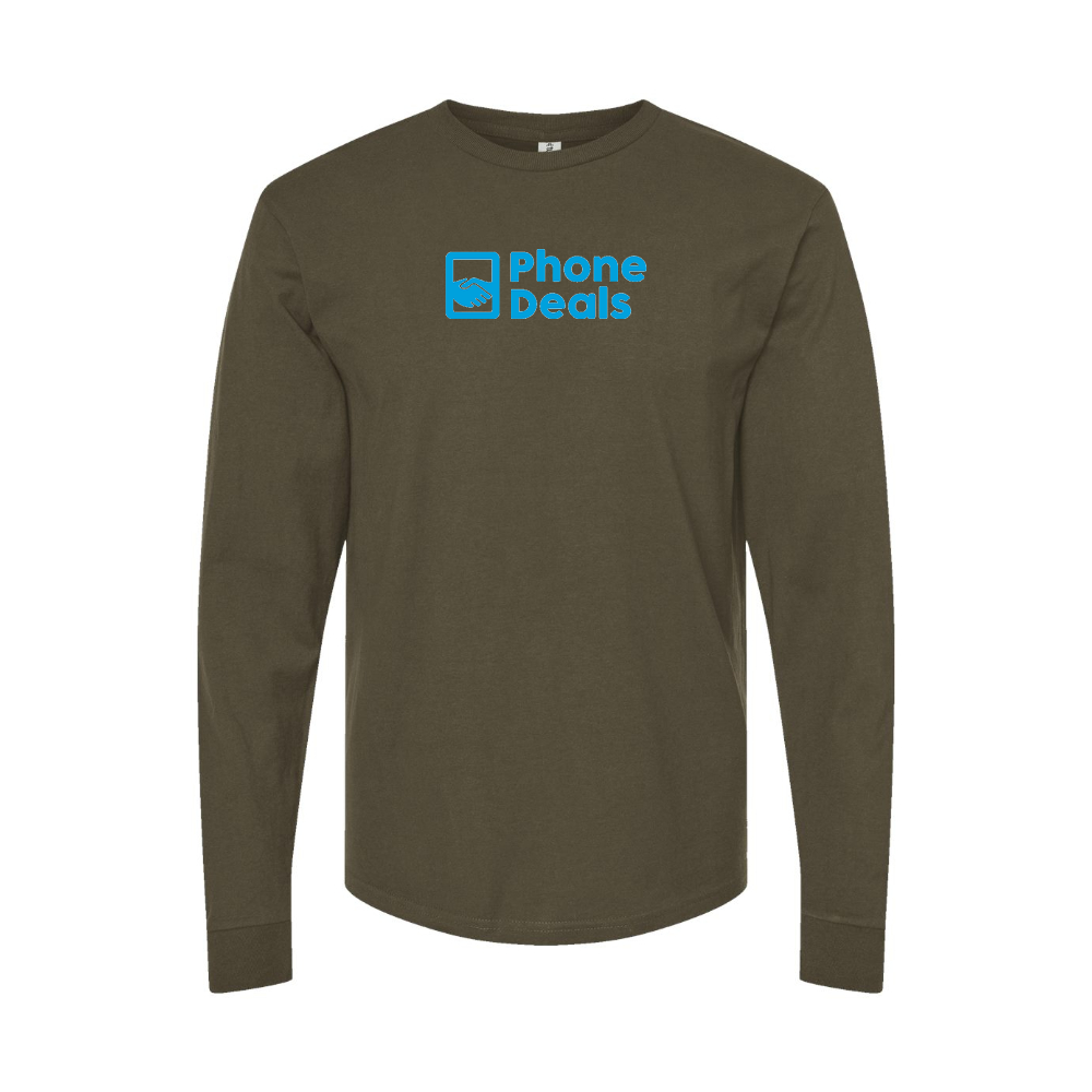 Men's MrPhoneDeals Logo Long Sleeve T-Shirt