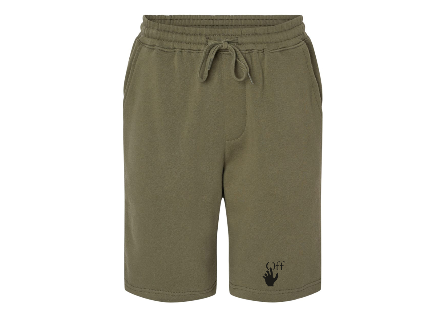 Men's Off-White Hand Independent Trading Co Midweight Fleece Shorts