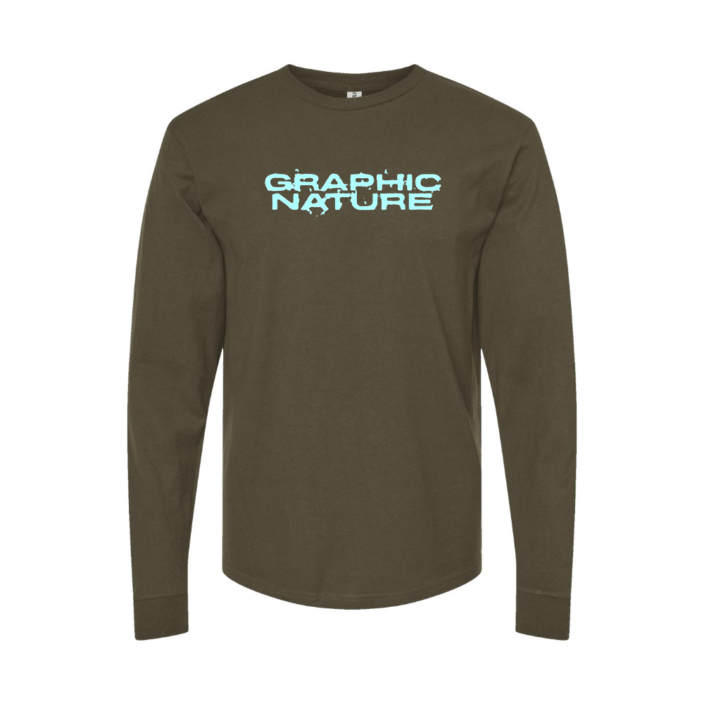 Men's Graphic Nature Logo Long Sleeve T-Shirt