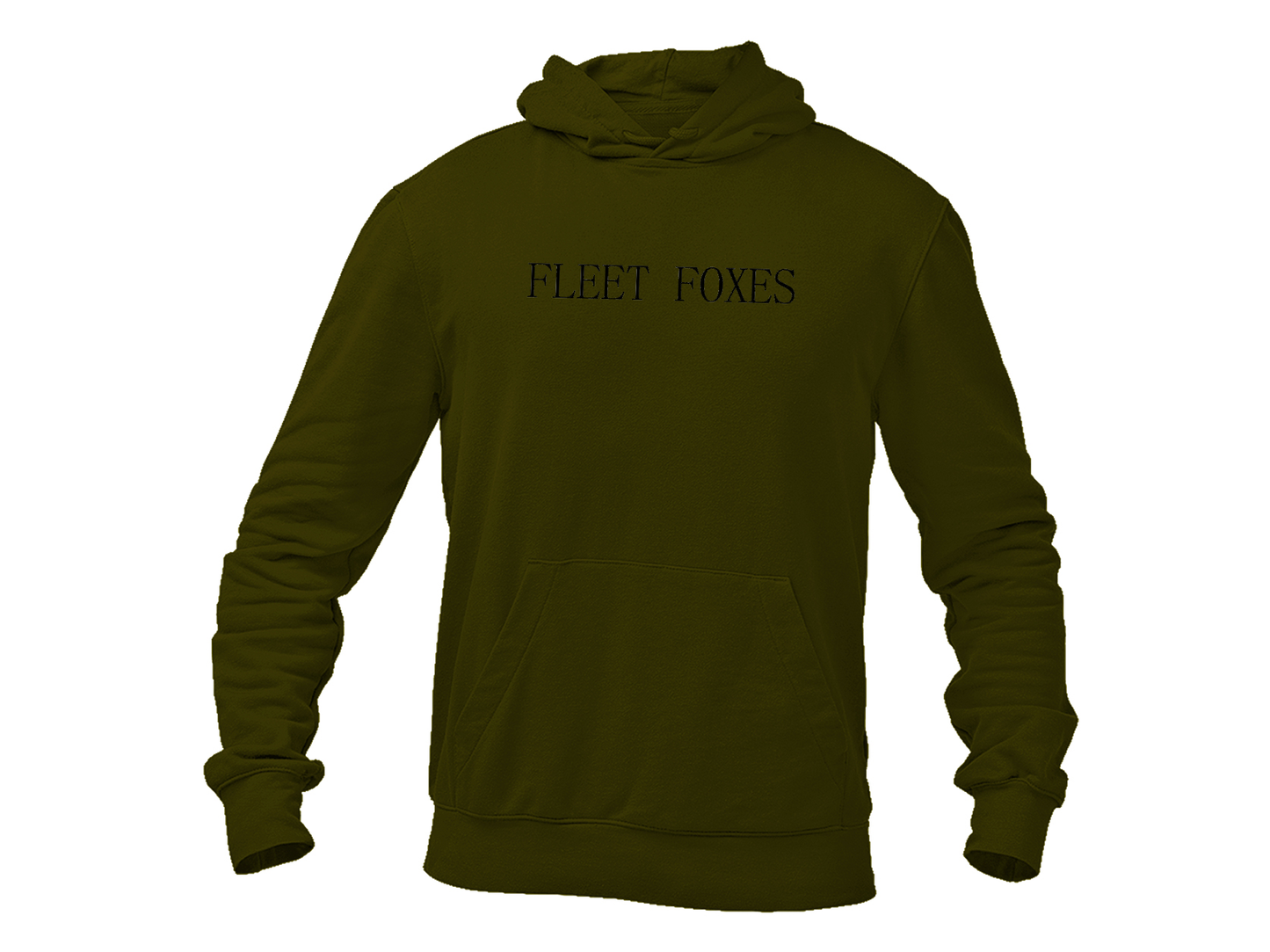 Men's Fleet Foxes Logo Gildan  Heavy Blend Hooded Sweatshirt