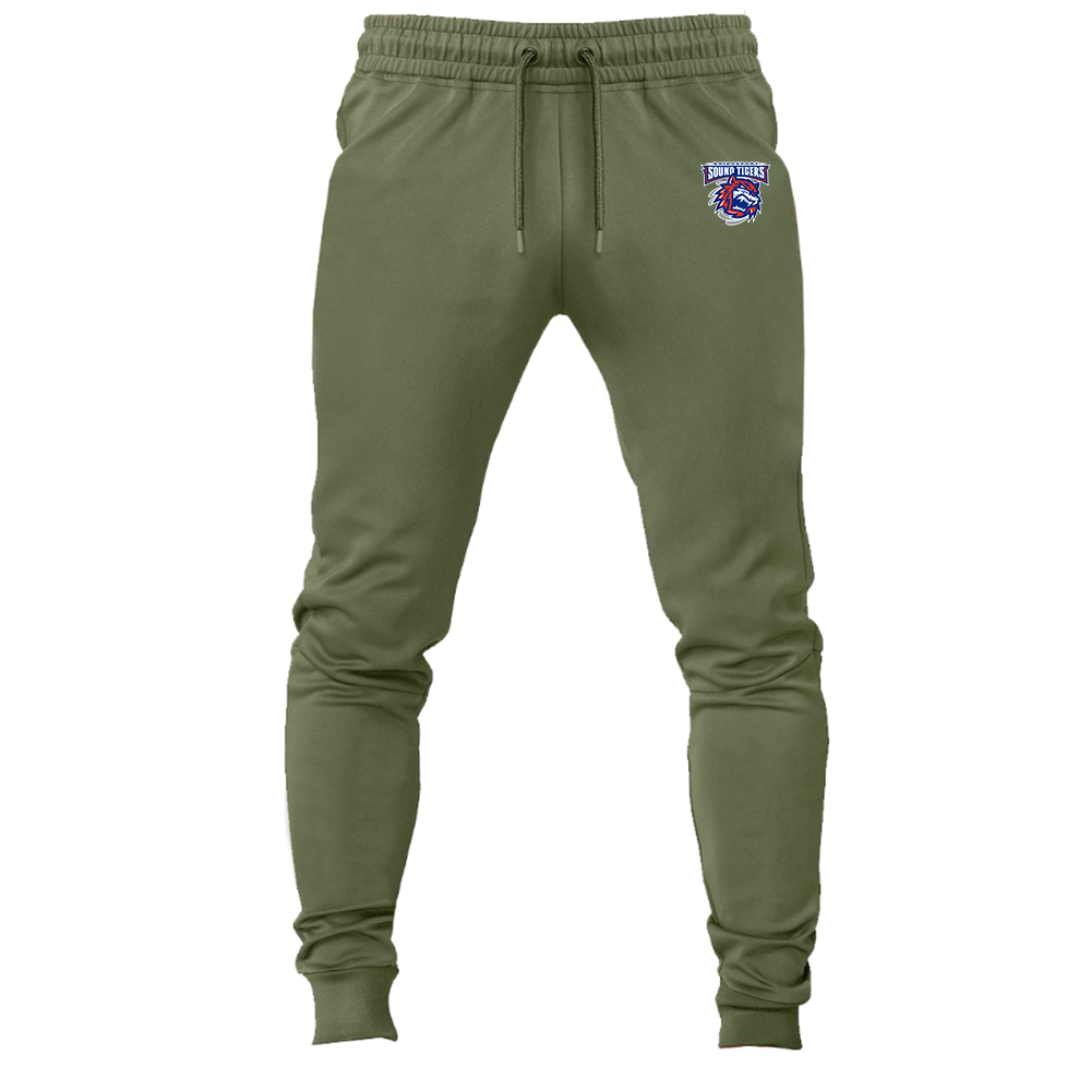 Men's Bridgeport Sound Tigers Logo Joggers Sweatpants