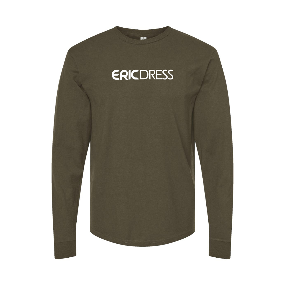 Men's Ericdress Logo Long Sleeve T-Shirt