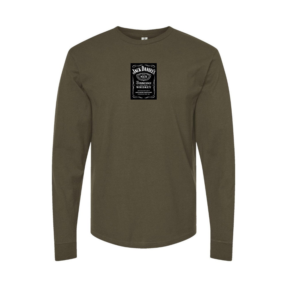 Men's Jack Daniels Logo Long Sleeve T-Shirt