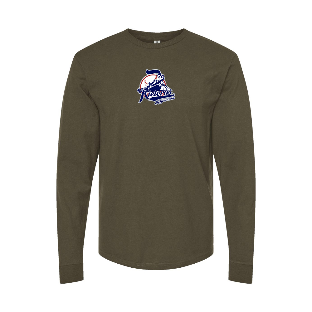 Men's Aguascalientes Rieleros Logo Long Sleeve T-Shirt