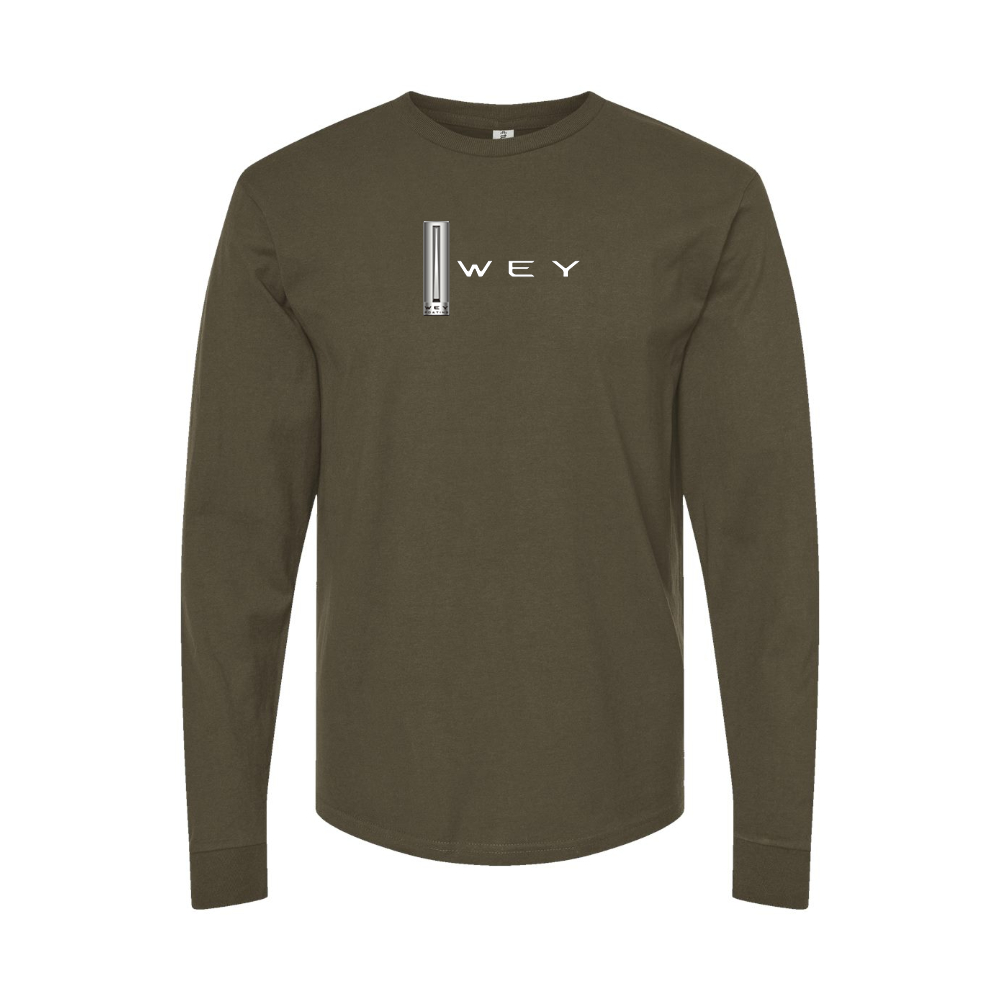 Men's WEY Logo Long Sleeve T-Shirt