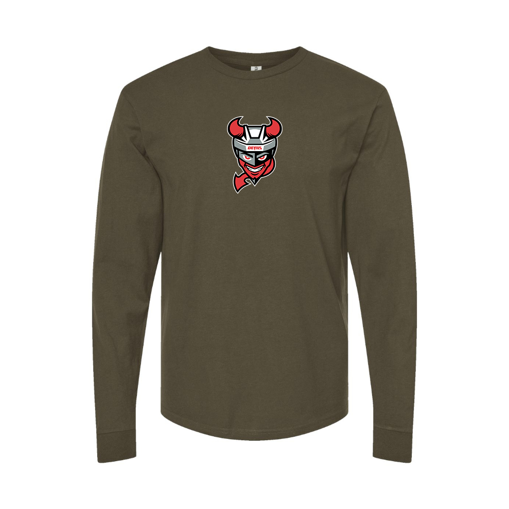 Men's Binghamton Devils Logo Long Sleeve T-Shirt
