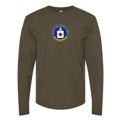 Men's CIA Logo Long Sleeve T-Shirt