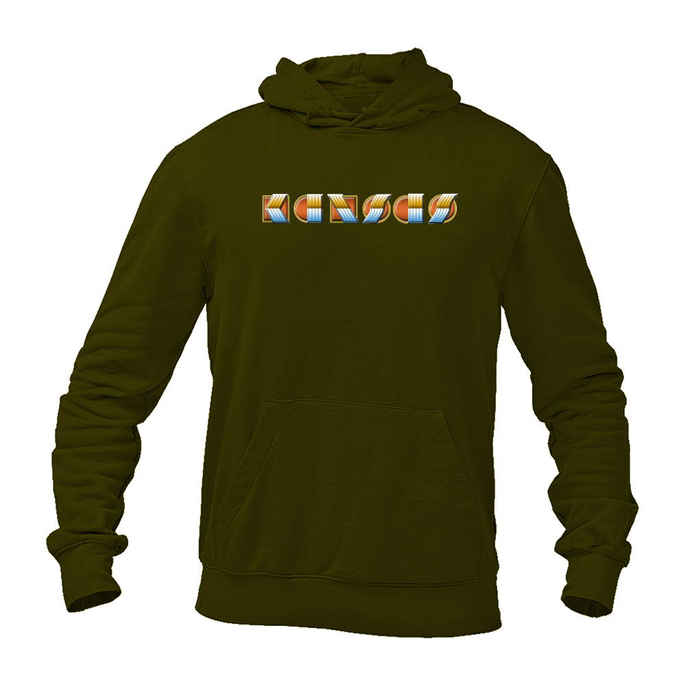 Men's Kansas Logo  Pullover Hoodie