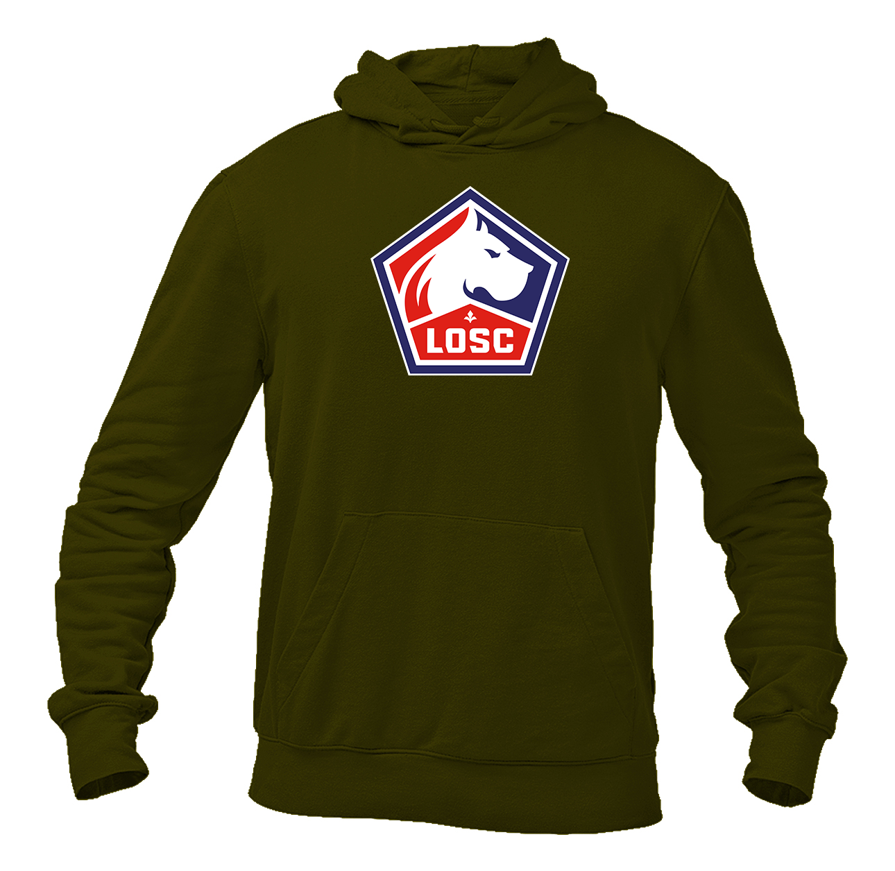 Men's Lille Olympique FC Pullover Hoodie