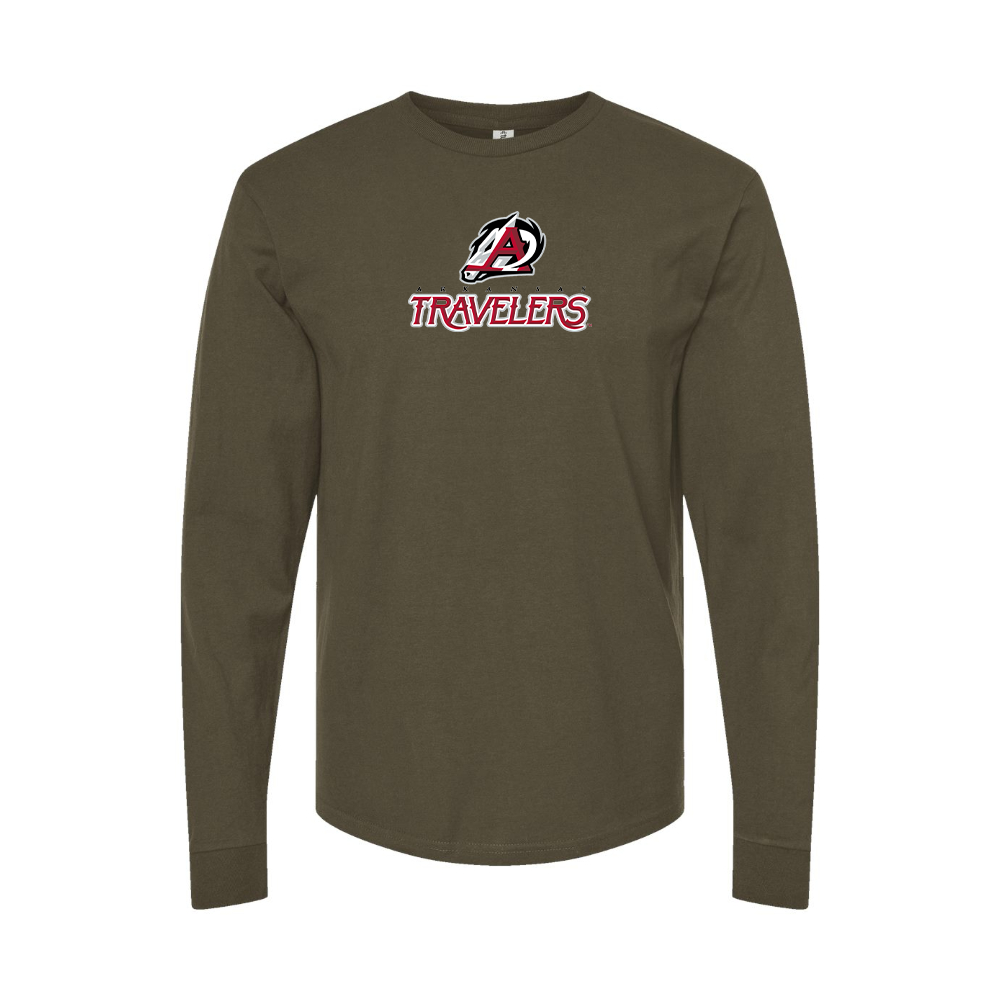Men's Arkansas Travelers Logo Long Sleeve T-Shirt