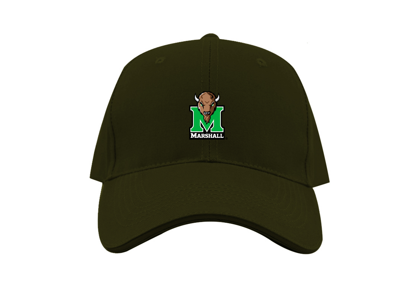 Marshall Thundering Herd Logo Dad Baseball Cap Hat