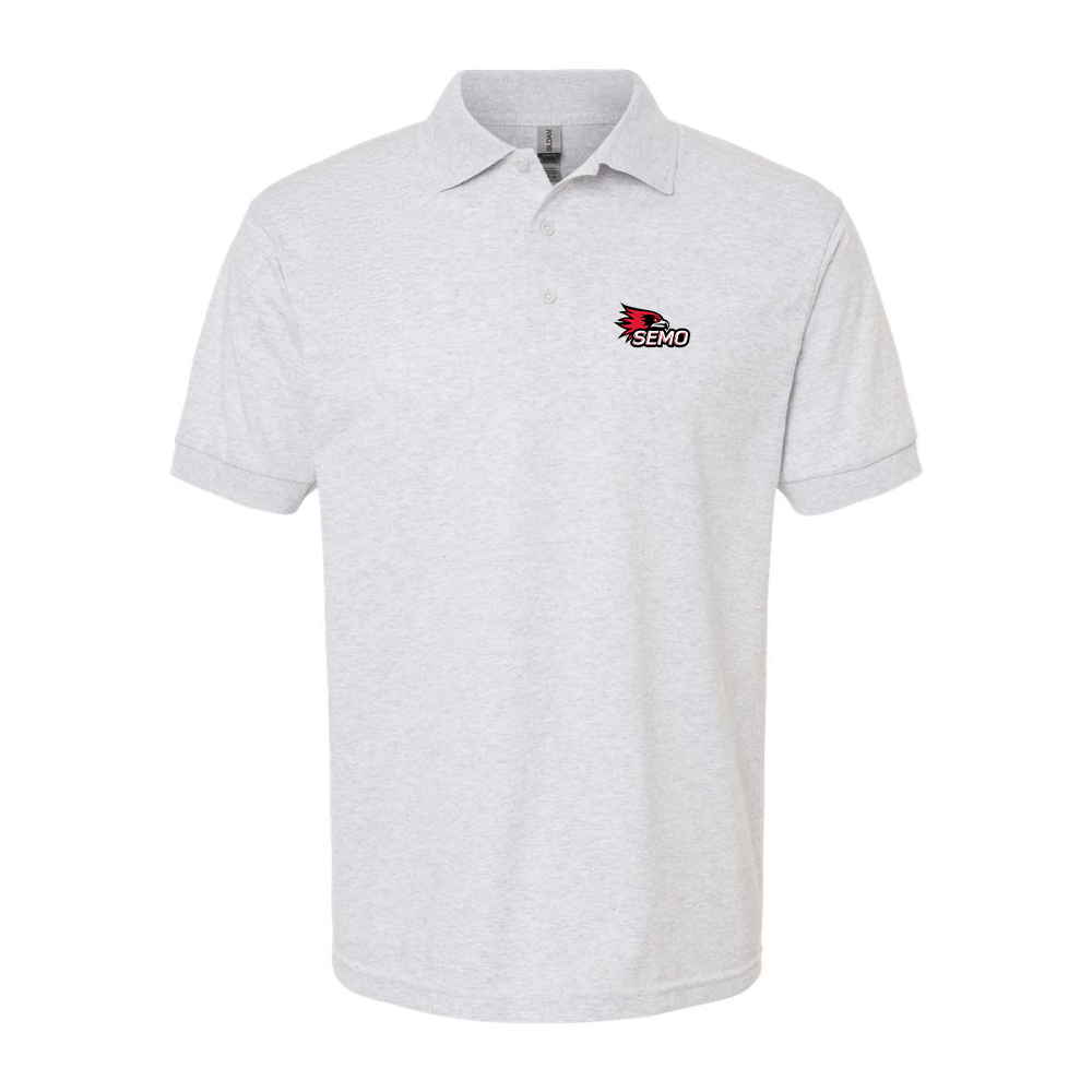 Men's SEMO Redhawks Logo Gildan Dry Blend Jersey Polo