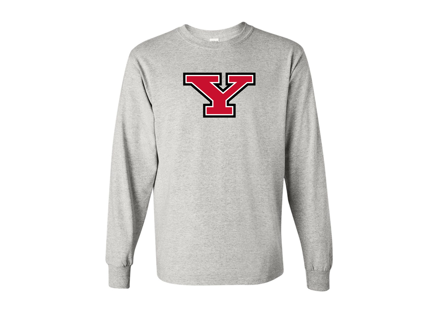Men's Youngstown State Penguins Gildan Heavy Cotton Long Sleeve T-Shirt